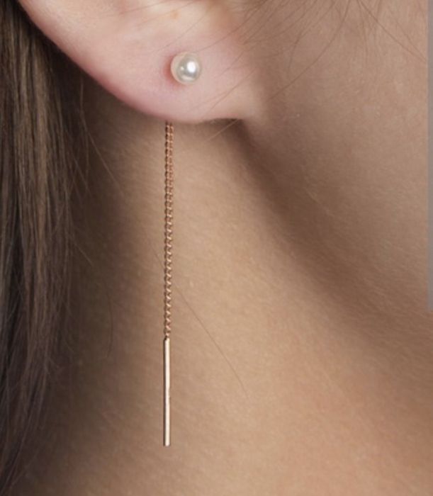 Серьги протяжки 585