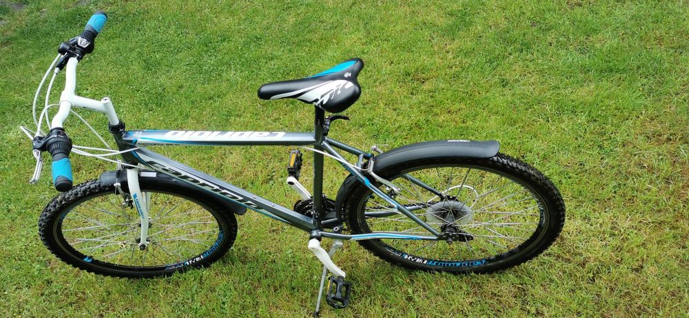 Bicicleta MTB Capriolo Passion Man graphite-white-blue 17inch