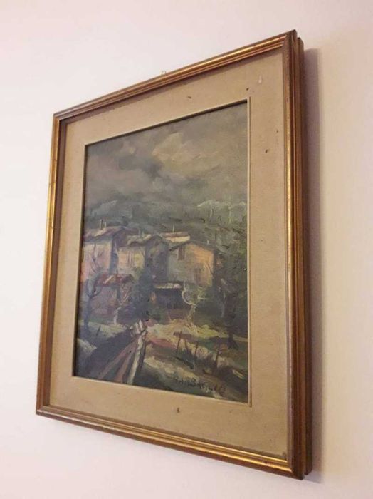 Tablou pictura pe panza semnat Bab Baguia