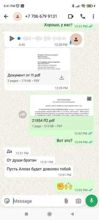 Снятие ареста / Арест шешу