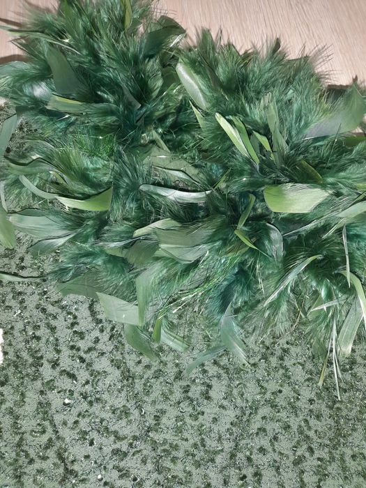 Bluza de seara cu pene