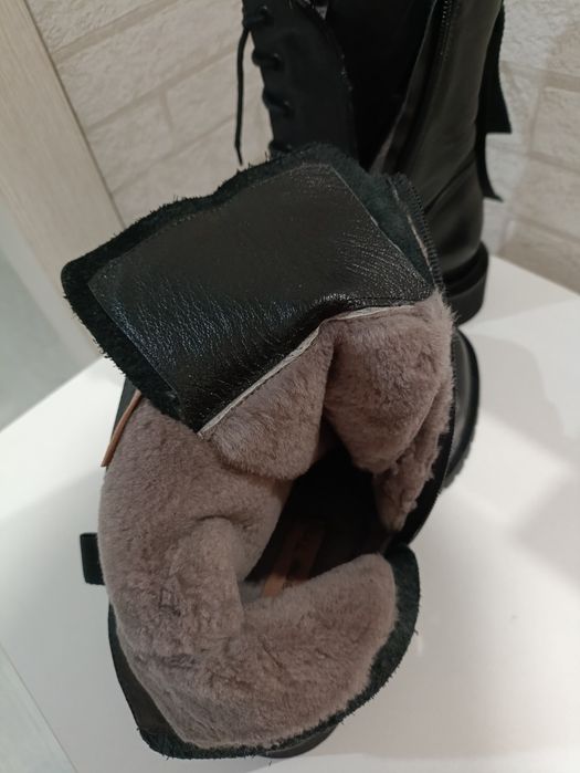 Зимние сапоги натуралка