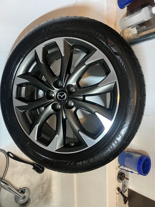 Mega pret 2100 lei Jante mazda 19 cu cauciucuri de vara