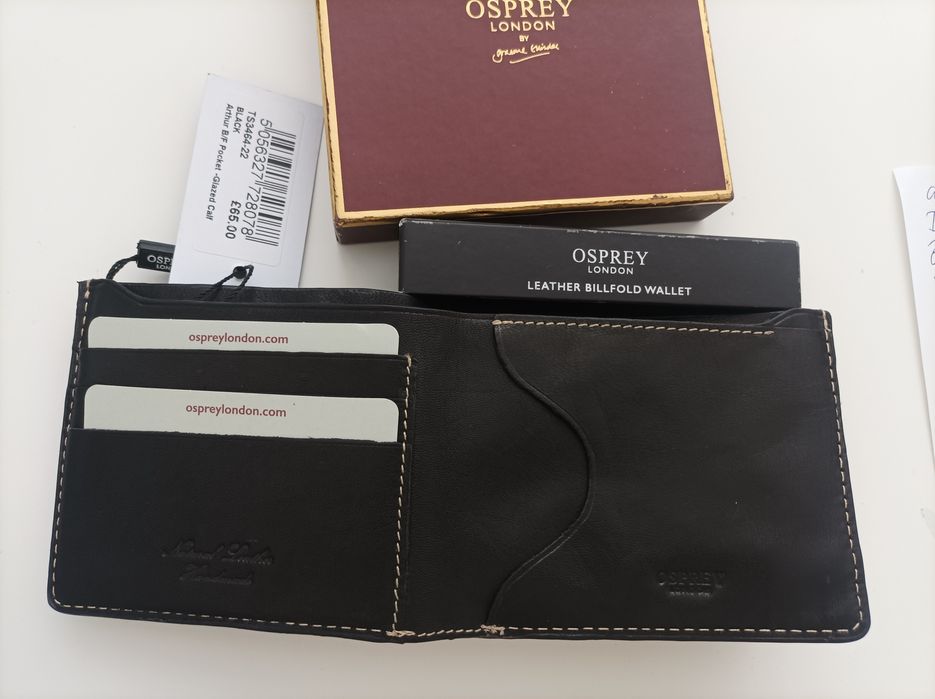 OSPREY естествена кожа ново портмоне