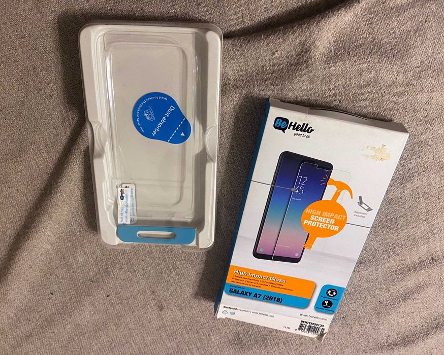 Folie sticlă securizată BeHello High Impact Glass Galaxy A7 (2018)
