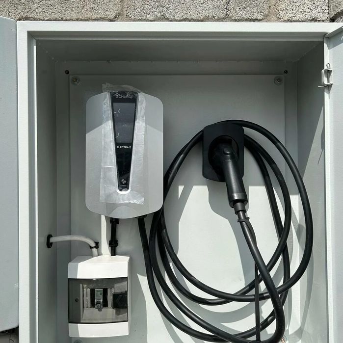 Зарядка для электромобиля — установка