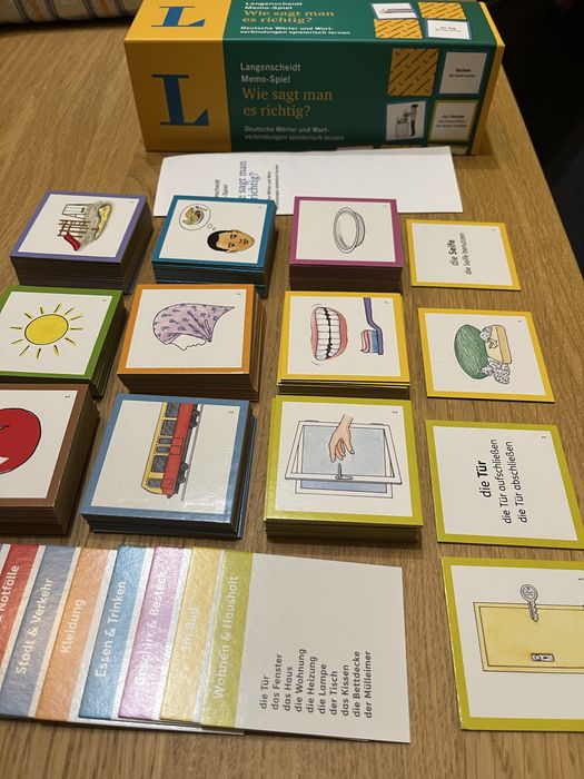 Флашкарти на немски Langenscheidt Memo-Spiel