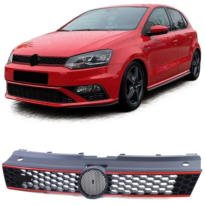 Grila sport tuning VW Polo 5 6R 6C GTI RS Look fagure NOU