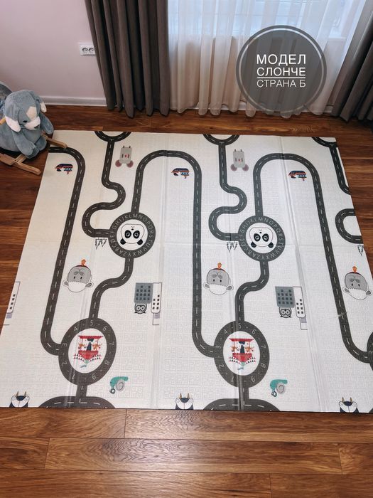 САМО ПРЕЗ ДЕКЕМВРИ - 50лв НОВИ! Детски термо килими с две лица 180х200