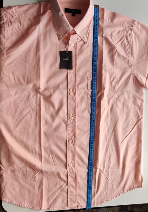 Cămașă mânecă scurtă The Shirt XL Casual Wear Coral deschis NOUA