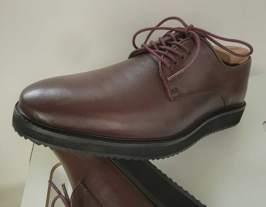 Pantofi derby premium Schuh 43 piele naturala moale