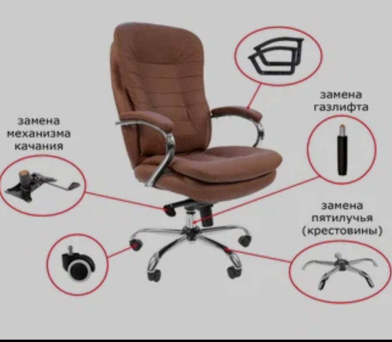 Ремонт офисных кресел, замена комплектующих и перетяжка. - Изготовление ...