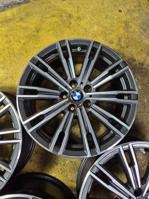 4 Jante Aliaj 5x112 17'' OEM BMW Seria 3 G20 G21 M-Pack - Seria 1 Seria 2 Seria 4 G BMW X1 X2 IX1 IX2 + Senzori OEM BMW