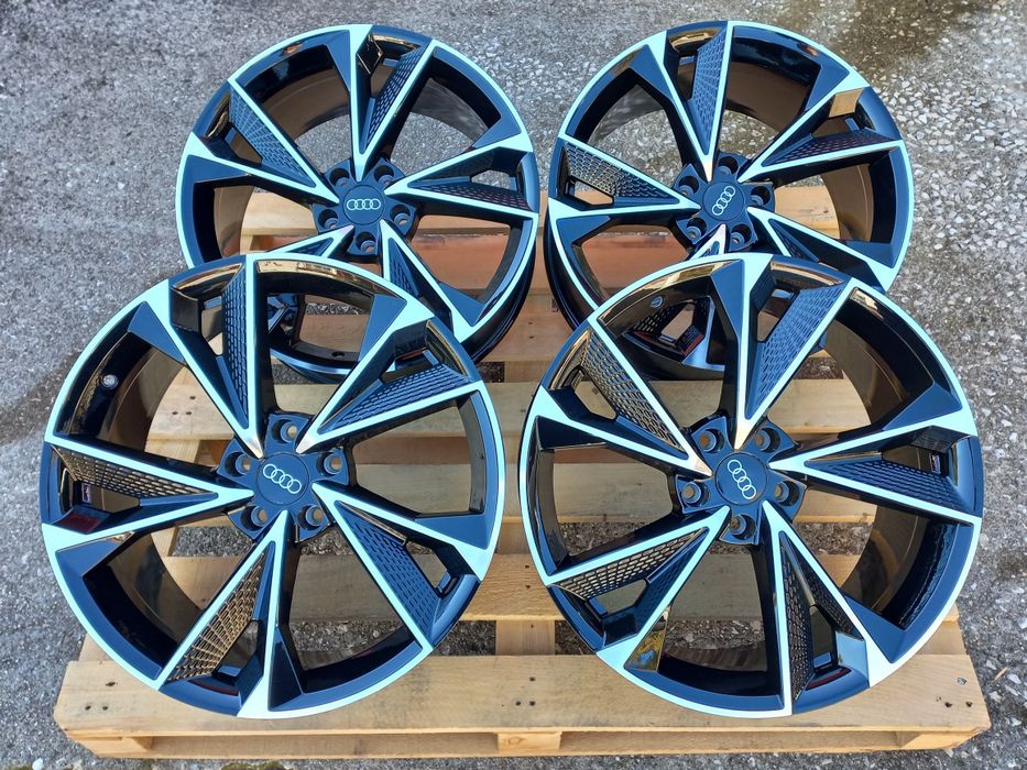 19"Audi Rs 8.5ж ет29 А4 А5 А6 А7 А8 Q3 Q5 Black Polish Чисто Нови