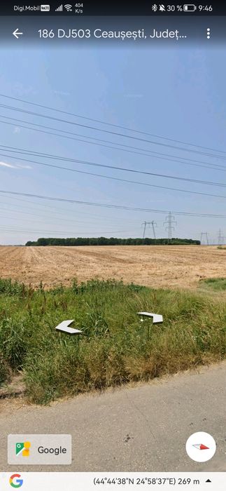 20 Ha Padure stejar la 10 km de Pitești