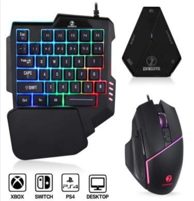 Tastatura și mouse iluminate nou sigilate