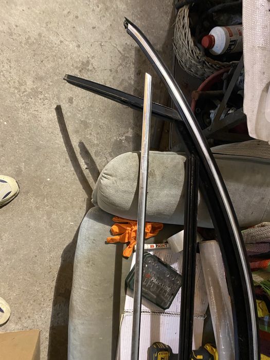 Cotiera Piele Rama Fata Crom Skoda Superb 2 Facelfit 2008-2015