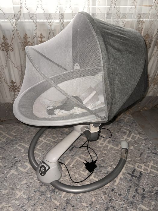 Бебешка люлка Cangaroo - Cloud, сива