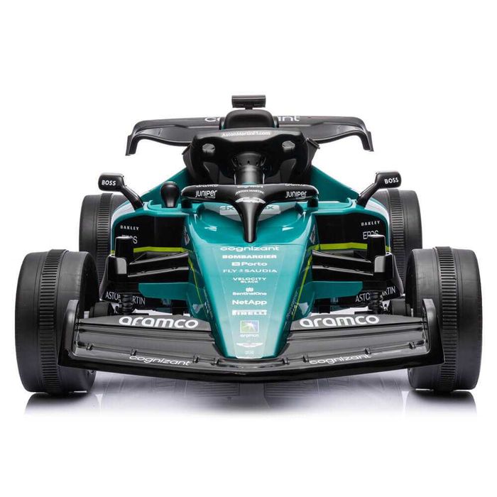 Masinuta electrica pentru copii de Formula 1 Aston Martin F1, Numar auto personalizat CADOU