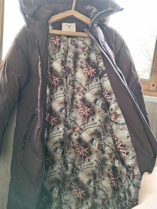 Пуховик женский 52-54 размер тёплый