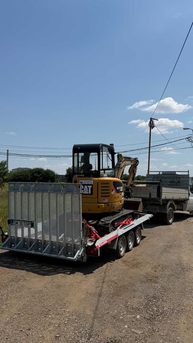 Sapaturi fundatii santuri apa canalizare gaz mini excavator
