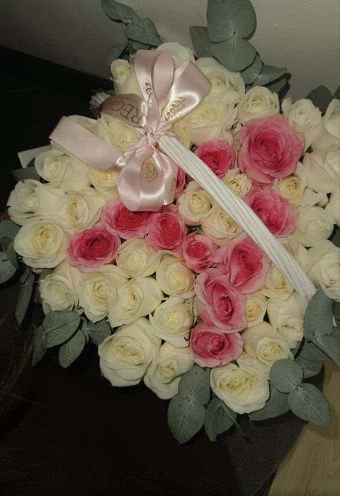 Букет 51 роза буква А