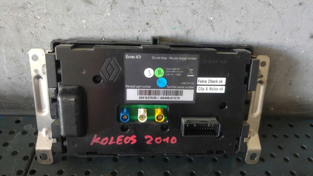 Display navigatie tomtom renault koleos 1 hy 259153753r