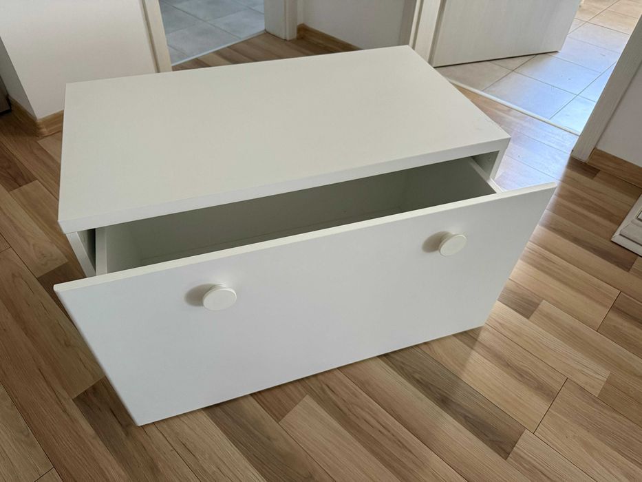 Ikea Bancă cu depozitare jucării, alb/alb, 90x52x48 cm CONSTANTA