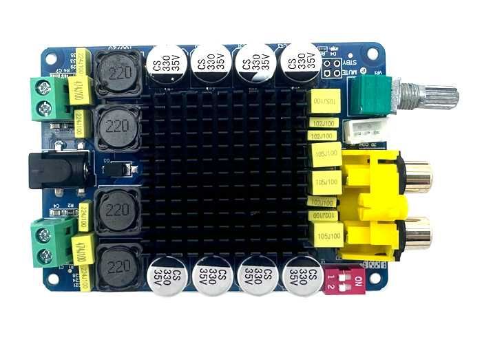 Плата цифрового стерео усилителя TDA7498 2x 100 Вт