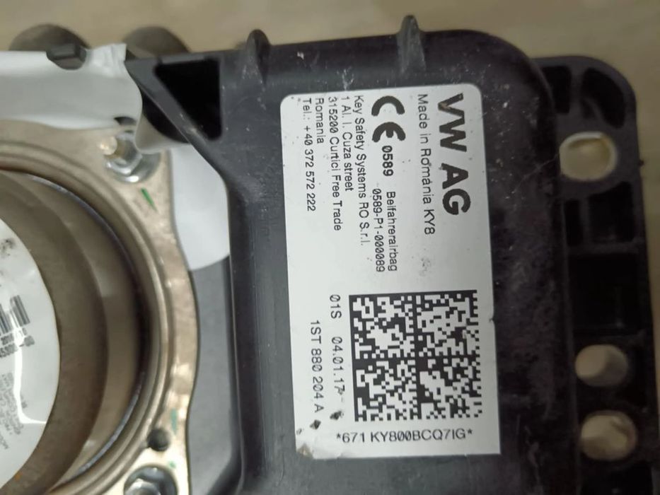 airbag pasager skoda rapid 2012-2017 1st880204a