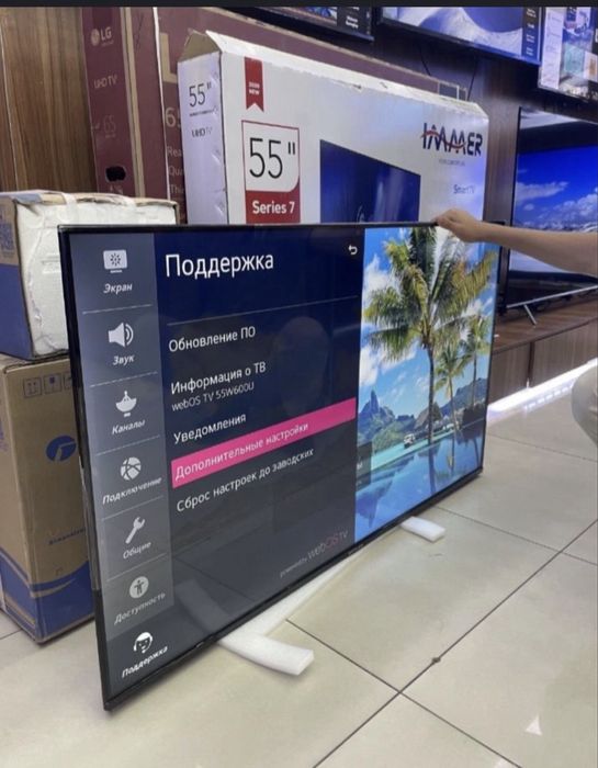 Телвизор Hew! ZIFFLER 55 smart TV 4K 2022 год 55W600U