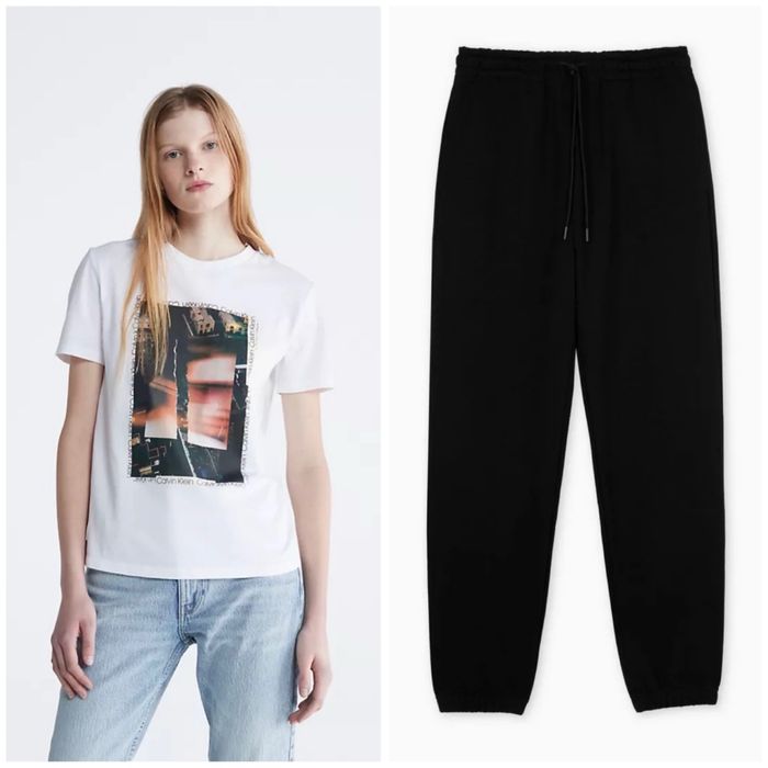 Размер S, Calvin Klein оригинал футболка и джоггеры Gloria Jeans