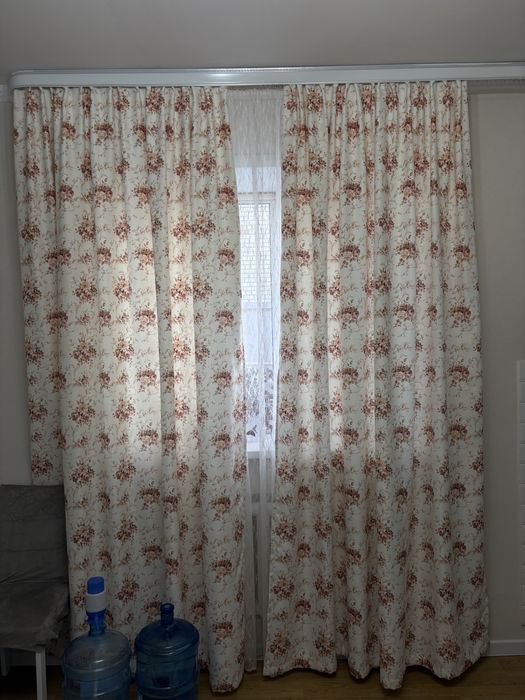 Тюль со шторами