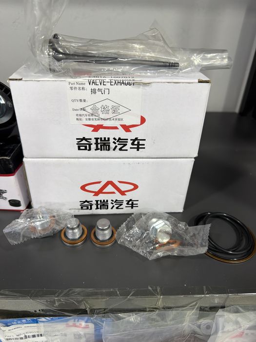 Chery va Jetour avtomobillari uchun motor ehtiyot qismlari mavjud
