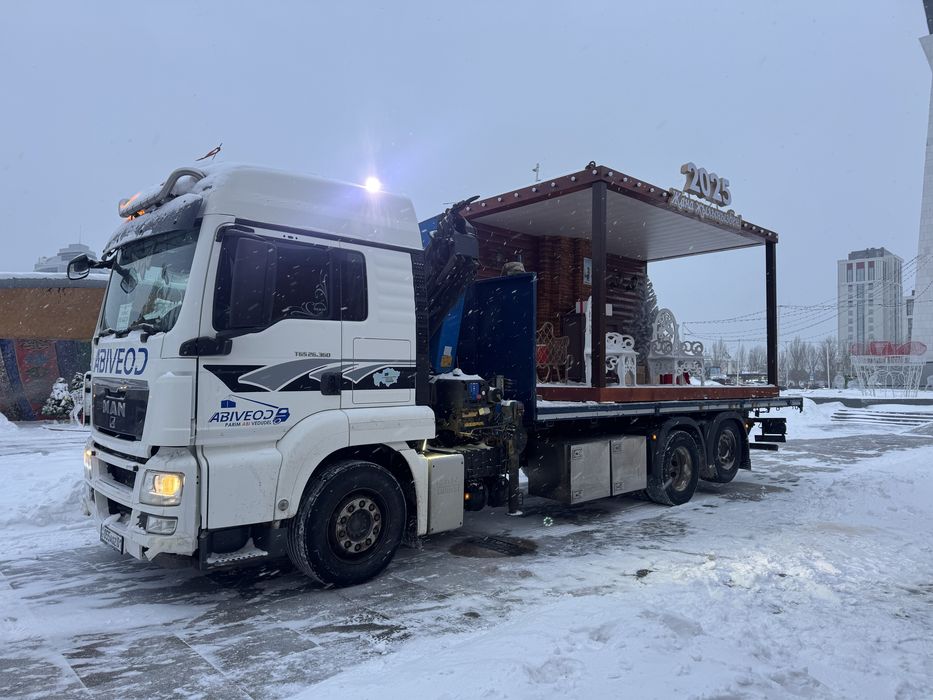 Услуги Манипулятора контейнера,блоки,кирпичи