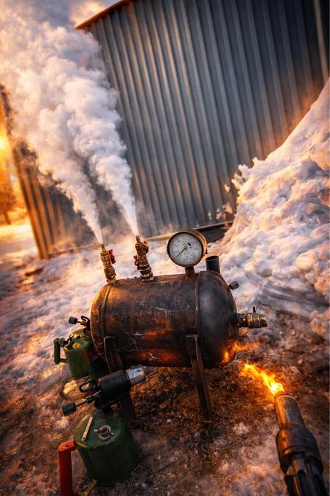 Отогрев водопровода, отопление , разморозка труб