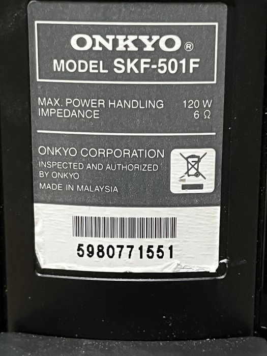 Set doua Boxe raft sau surrond Onkyo SKF-501F