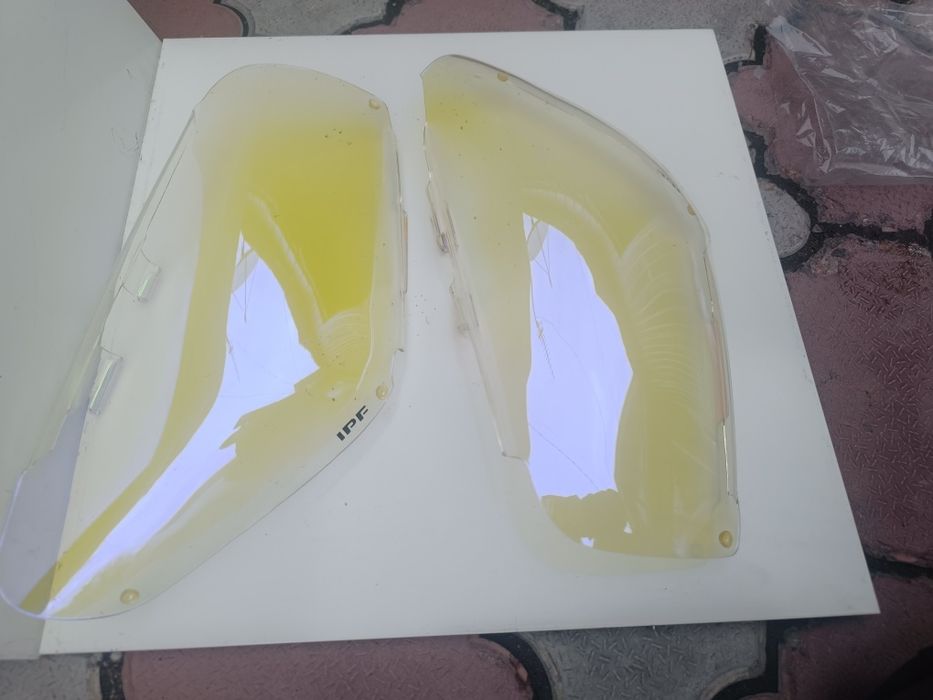 Очки на фары Toyota Rav4 2 поколение