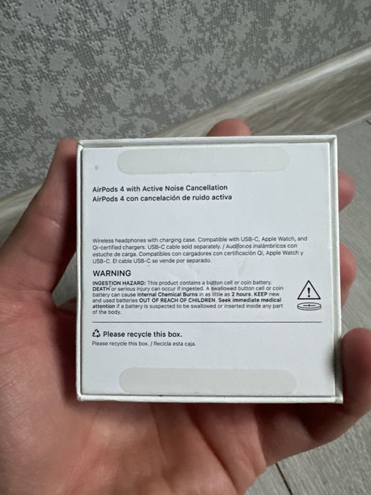 Кейс от airpods 4 active noice cancellation