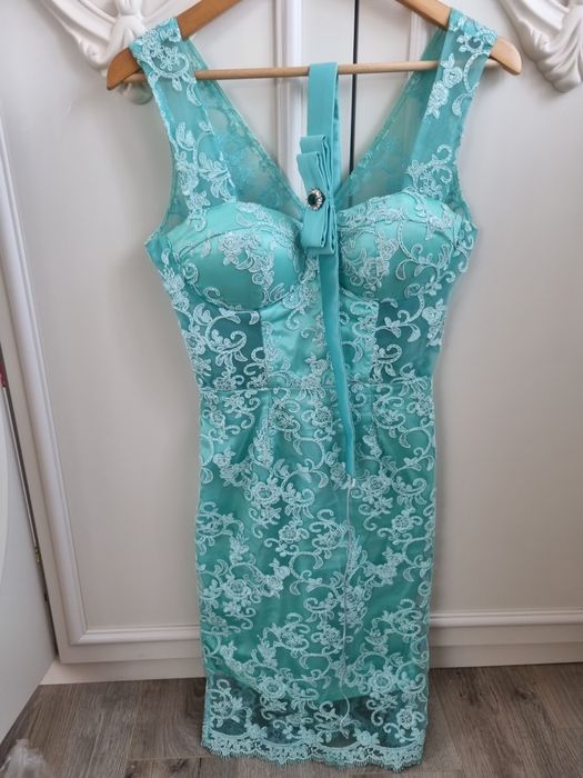 Rochie eleganta verde