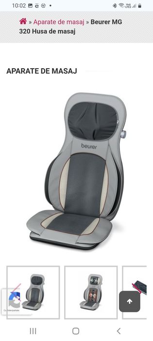 Aparat electric de masaj Beurer MG320 Shiastu