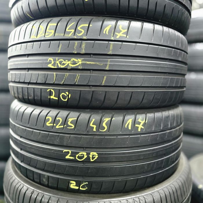 2x 225/45/17 VARA GOODYEAR 2020 Stare excelentă