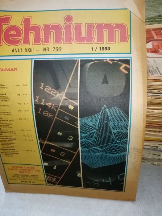 Vand reviste vechi Tehnium.