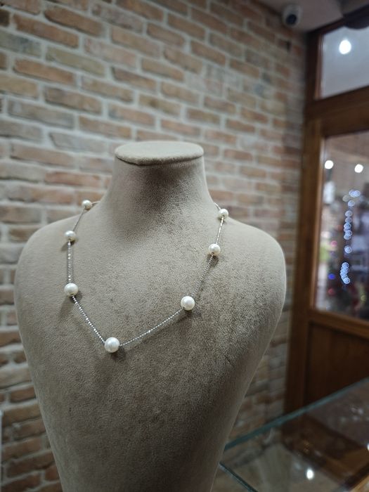 Colier aur  cu perle 14k 5.44gr(r)