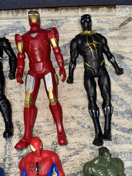 Фигурки Marvel капитан америка, человек паук и тд