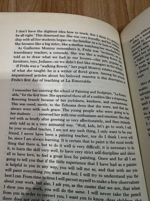 Биография на Фрида Кало, Английски език