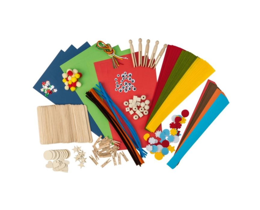 Set creativ cu 350 de piese pentru copii Arts and Crafts