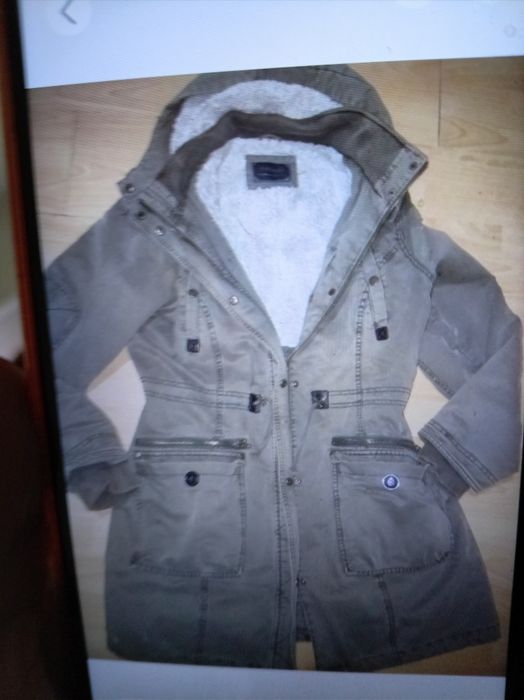 Geacă- parka îmblănită+ pulover