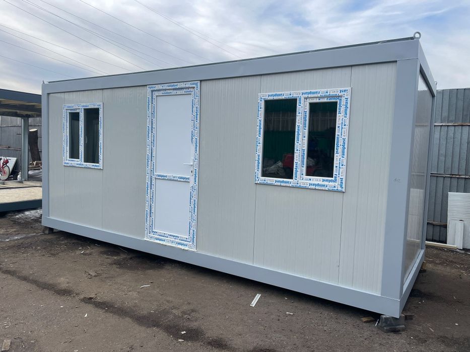 Container Duplex 6,00x4,80, Șantier 6,00x2,40, de locuit 6,00x2,40,