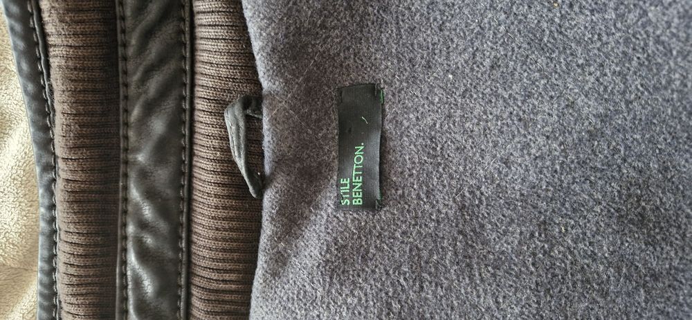 Кожено яке  Benetton